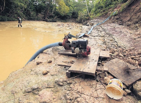 Minería ilegal sin freno