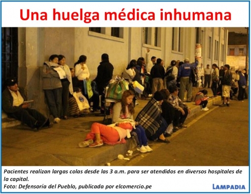 Esta huelga médica es inhumana