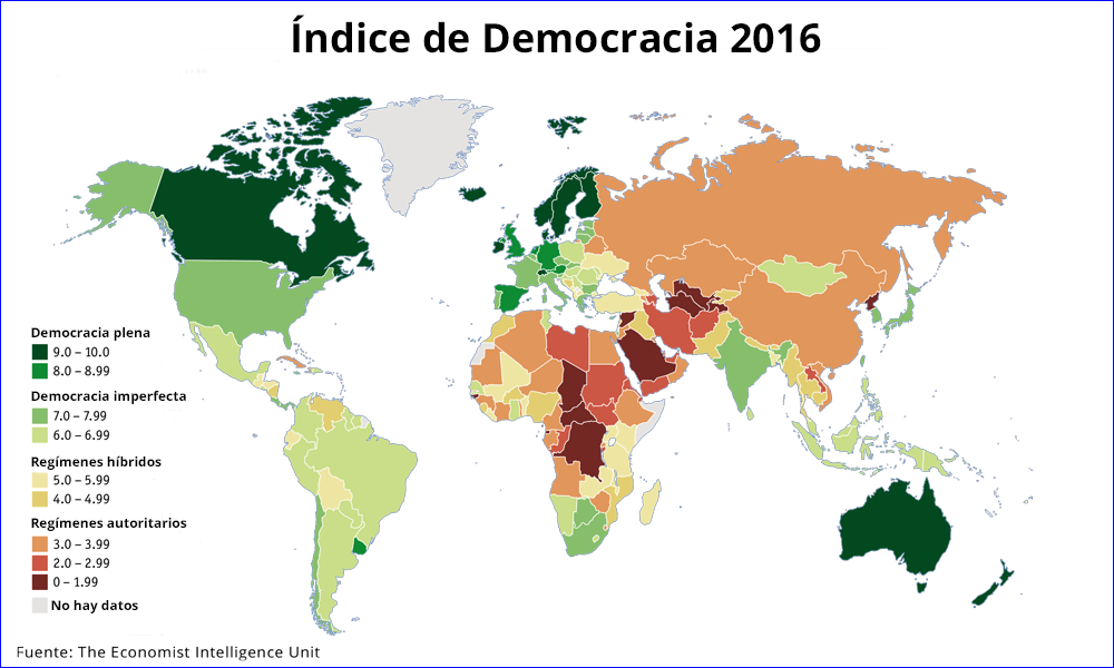 Índice de Democracia 2016