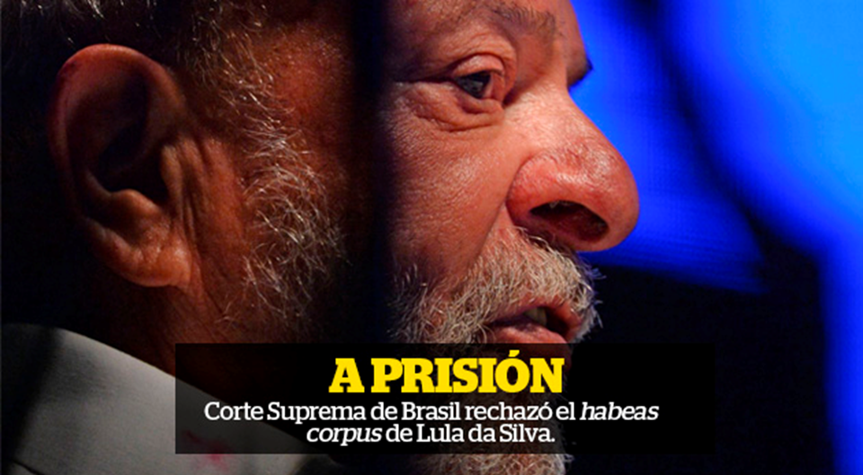 Lula da Silva tras las rejas