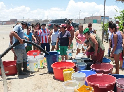 Tenemos agua (…) pero no tenemos agua (…)