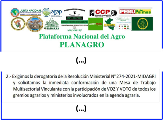 Gobierno juega a la política con el sector agrario