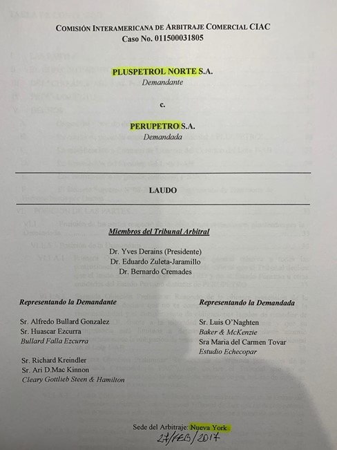 Comentarios informativos – Pluspetrol Norte denunció multas millonarias abusivas por pasivos cometidos por empresas anteriores