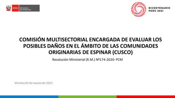 Comentarios informativos – Verónika Mendoza acusa a mineras de generar una contaminación que es natural
