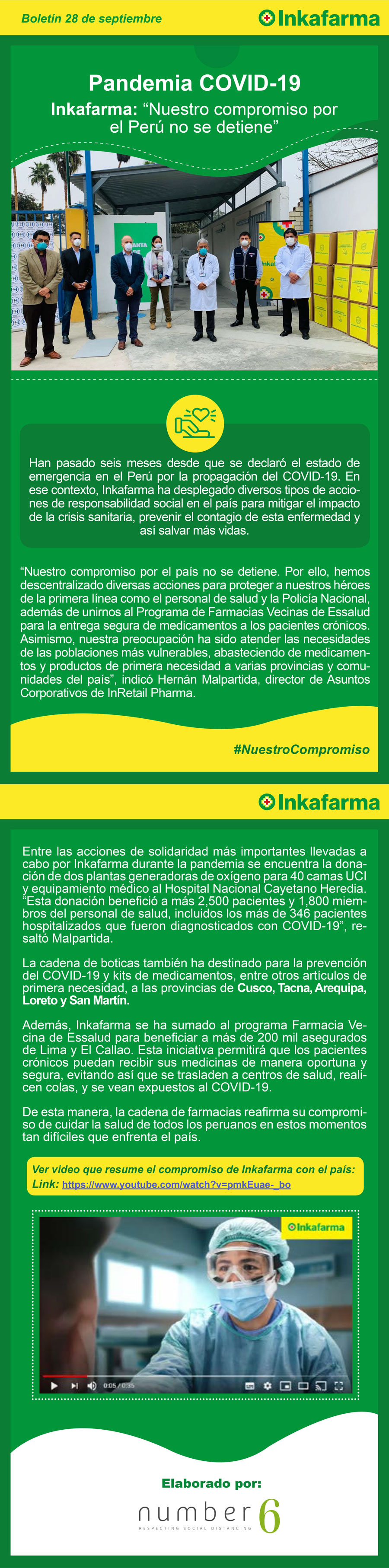 Inkafarma: “Nuestro compromiso por el Perú no se detiene”