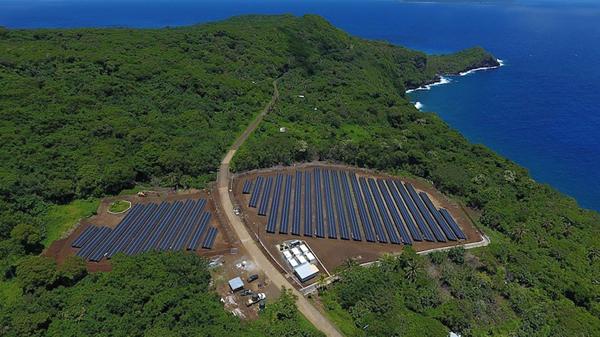 La isla Ta’u funciona 100% con energía solar
