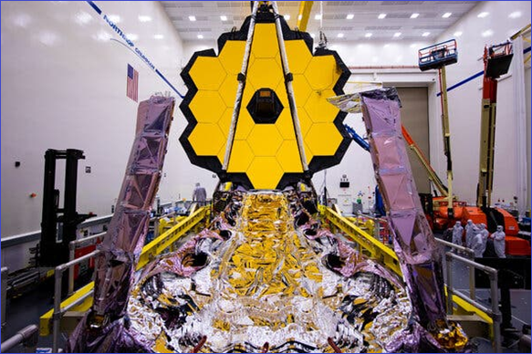 El trabajo se realizó en el telescopio espacial James Webb en Northrop Grumman en California en abril de 2020.
