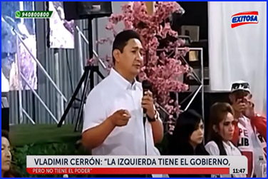 “Hoy la izquierda tiene el gobierno, pero no tiene el poder”