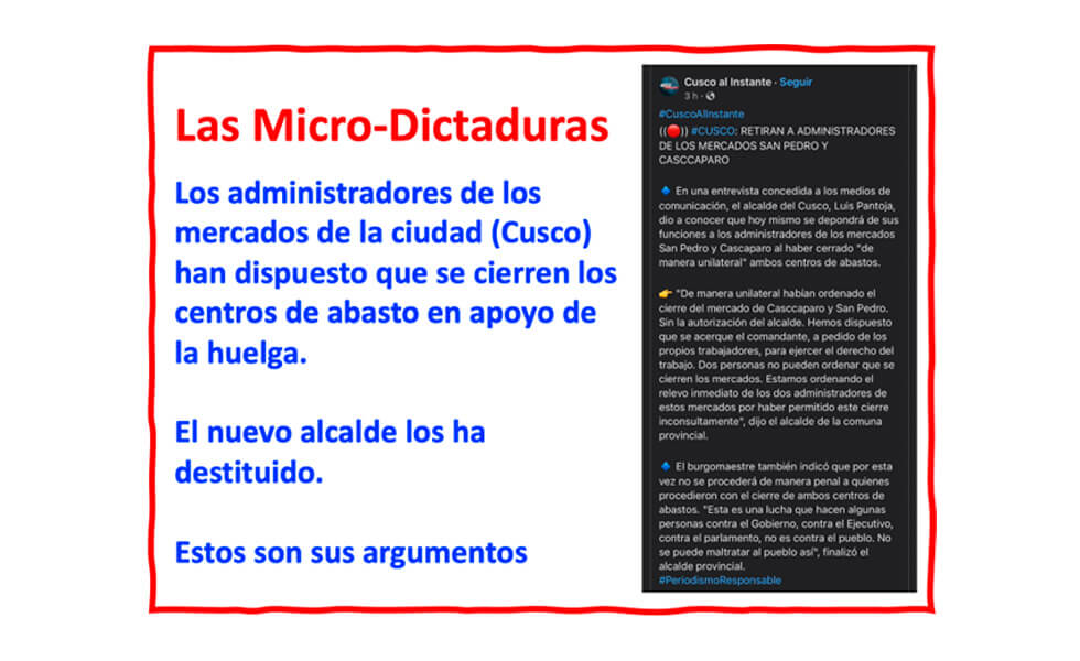 Las micro dictaduras