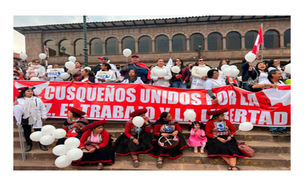 Los cusqueños defienden el Estado de Derecho