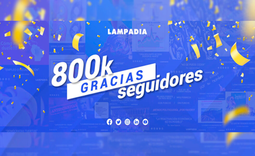 800,000 seguidores