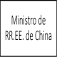 Ministro de RR.EE. de China