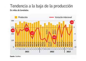 Producción de cobre en Chile no repunta